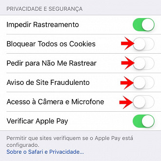 Privacidade e segurança