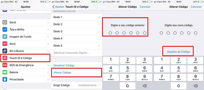 Como mudar a senha do seu iPhone ou iPad para alfanumérica e deixar ...