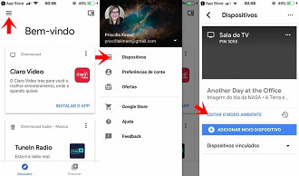 Personalize o plano de fundo do Chromecast