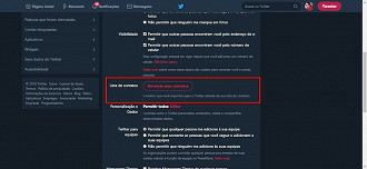 Lista de contatos Lista de contatos