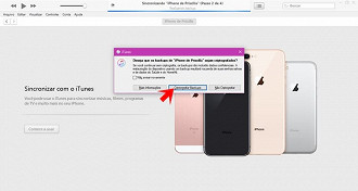 Fazer backup do iPhone no iTunes