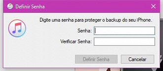 Fazer backup do iPhone no iTunes