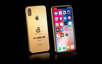 iPhone X em ouro pode valer meio milhão de reais.