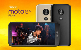 Moto E5 Play chega ao Brasil com Android Go por R$ 799