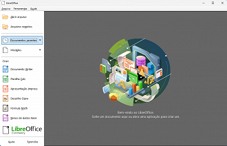 LibreOfffice, uma alternativa gratuita ao Microsoft Office 365. Fonte: Oficina da Net