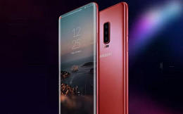 Conceito sobre o Galaxy S10 mostra três câmeras na parte traseira e pouquíssima borda Conceito sobre o Galaxy S10 mostra três câmeras na parte traseira e pouquíssima borda