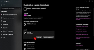 Como ligar e usar o Bluetooth no Windows 10?