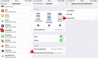 Como desativar o agrupamento das notificações no iOS 12