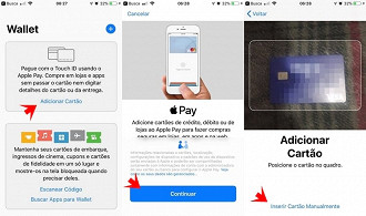 Como adicionar cartões ao iPhone e iPad