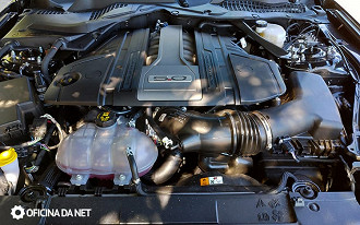 Motor do Ford Mustang GT Premium