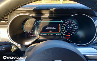 Ford Mustang GT Premium - Painel de instrumentos (modo normal)