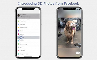 Facebook passa a permitir postagem de fotos 3D. Facebook passa a permitir postagem de fotos 3D.