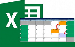 Calendário 2019 no Excel