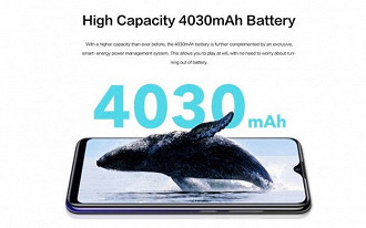 Bateria de 4030 mAh Bateria de 4030 mAh