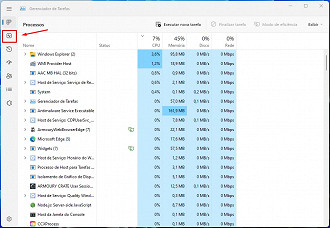 Gerenciador de tarefas do Windows 11 - Fonte: Oficina da Net