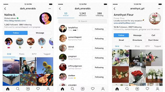 Novo design do perfil no Instagram prioriza usuários e não número de seguidores.