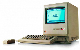 O famoso Macintosh original, de 1984