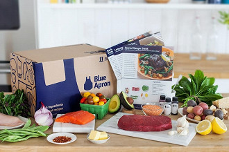 Blue Apron é uma das caixas de assinatura mais famosas do mercado