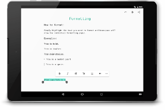 Monospace - Writing and Notes