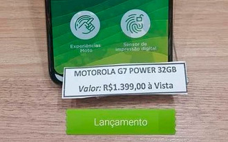 Moto G7 Power, preço no Brasil