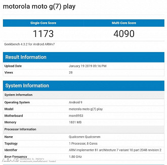 Moto G7 Play com Snapdragon 625