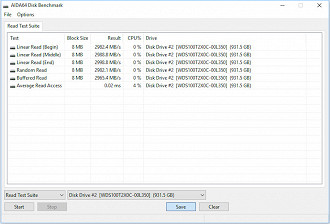 AIDA64 Leitura Sequencial blocos 8MB