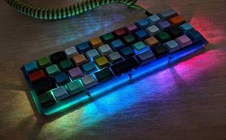 GNAP! Underglow, teclado 40%