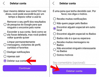 Tutorial completo de como cair fora do Badoo para quem sossegou