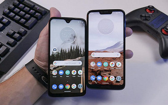 Moto G7 Plus e Moto G7 Power telas