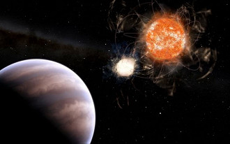 Astrônomos encontram sinais de planeta 13 vezes maior que Júpiter.