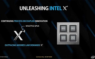 Vaza design das placas da Intel Xe.