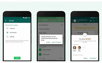 Usuários do WhatsApp terão maior controle sobre os chats em grupo que querem ou não participar.