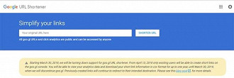 Encurtador de URL Google