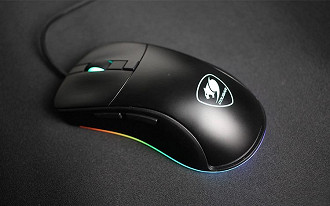 Visão superior do mouse