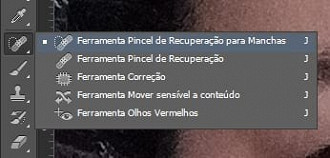 Ferramenta Pincel de Recuperação de Manchas