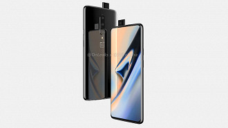 OnePlus 7 Pro pode ter câmera no estilo pop-up. Fonte: @OnLeaks