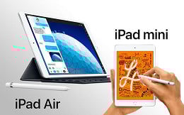 Novos iPads Mini e Air já estão disponíveis para compra no Brasil