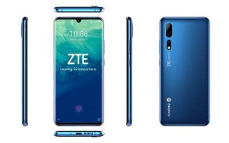 Celular Axon 10 Pro 5G foi divulgado apenas na cor azul