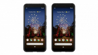 Imagem mostra supostos smartphones Pixel 3a e Pixel 3a XL