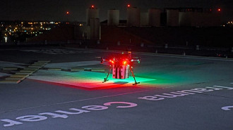 Foto do drone utilizado no experimento Foto do drone utilizado no experimento