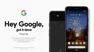 Materiais Promocionais do lançamento do Pixel 3a