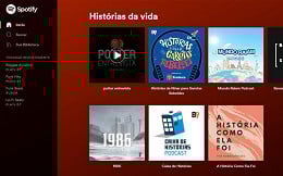 Spotify está incluindo episódios de podcasts junto com recomendações musicais