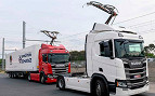 Alemanha está abrindo sua primeira rodovia elétrica para caminhões Alemanha está abrindo sua primeira rodovia elétrica para caminhões