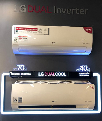 LG Dual Inverter oferece até 70% mais economia e refrigera o ambiente até 40% mais rápido