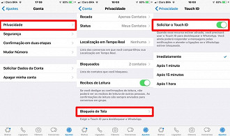 WhatsApp agora tem bloqueio de acesso por Touch ID e Face ID no iOS –  TecMundo - AMG Tecnologia