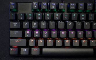 Keycaps estão alinhadas