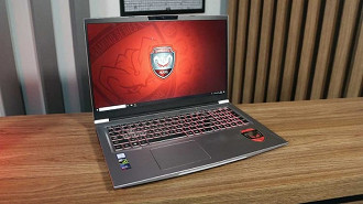 Laptop Avell da série MUV (Foto por equipe do site adrenaline.uol.com.br)