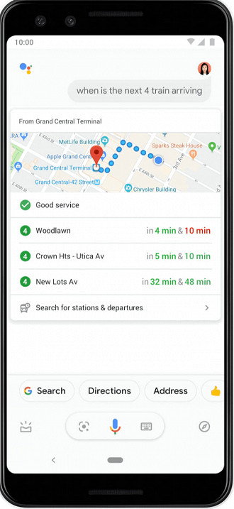 Assistente do Google vai fornecer informações em tempo real sobre transportes.