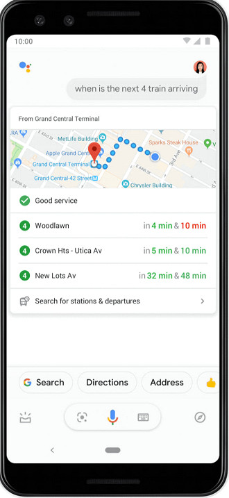 Assistente do Google vai fornecer informações em tempo real sobre transportes. Assistente do Google vai fornecer informações em tempo real sobre transportes.