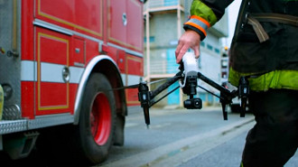 Drones da DJI são usados por bombeiros nos EUA para auxiliar em ocorrências.